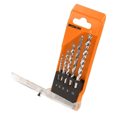 5pcs Masonry Drill Bit Set