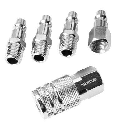 5PCS Steel Coupler Connector kit