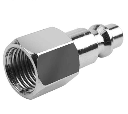 1/4 In Female Steel Industrial Plug
