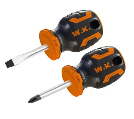 2Pcs Stubby Screwdriver Set(Industrial)