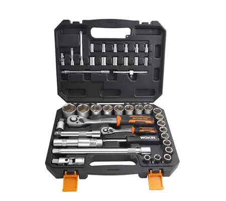 45Pcs 1/4″ & 1/2″Drive Sockt Set (Industrial)