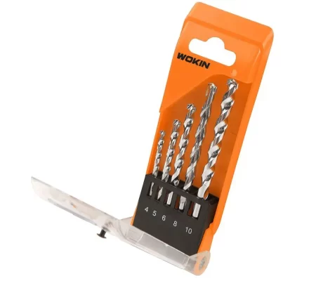 5Pcs Masonry Drill Bit Set